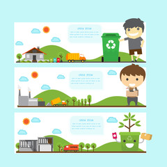 recycle banner - 179634864