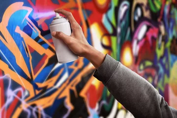 Gordijnen Graffiti artist © fotokitas