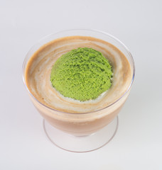 ice cream. Ice Cream Scoop on a background