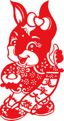 Chinese traditional folk culture Spring Festival stickers