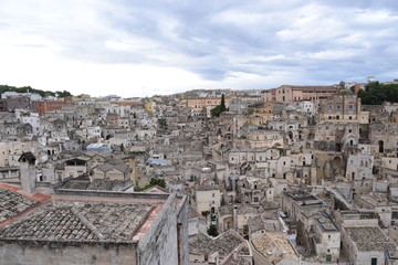 The stone jungle./Chaotic interlacing of houses and streets of the old city.