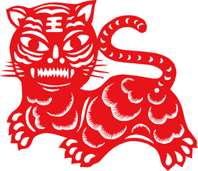 Chinese traditional folk culture Spring Festival stickers