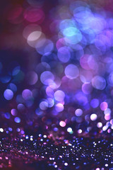 bokeh Blurred abstract background for birthday, anniversary, wedding, new year eve or Christmas.
