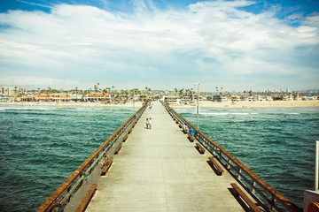 Fototapeta na wymiar Santa Monica Pier