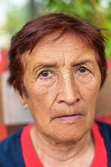 portrait of an elderly woman