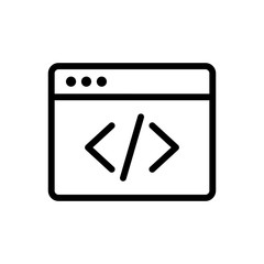App development line icon