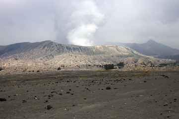 Bromo volcano on Java island, Indonesia