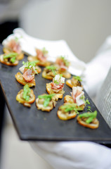 Delicious snack appetizer