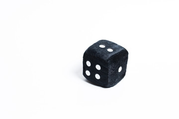 black block with numbers on a white background