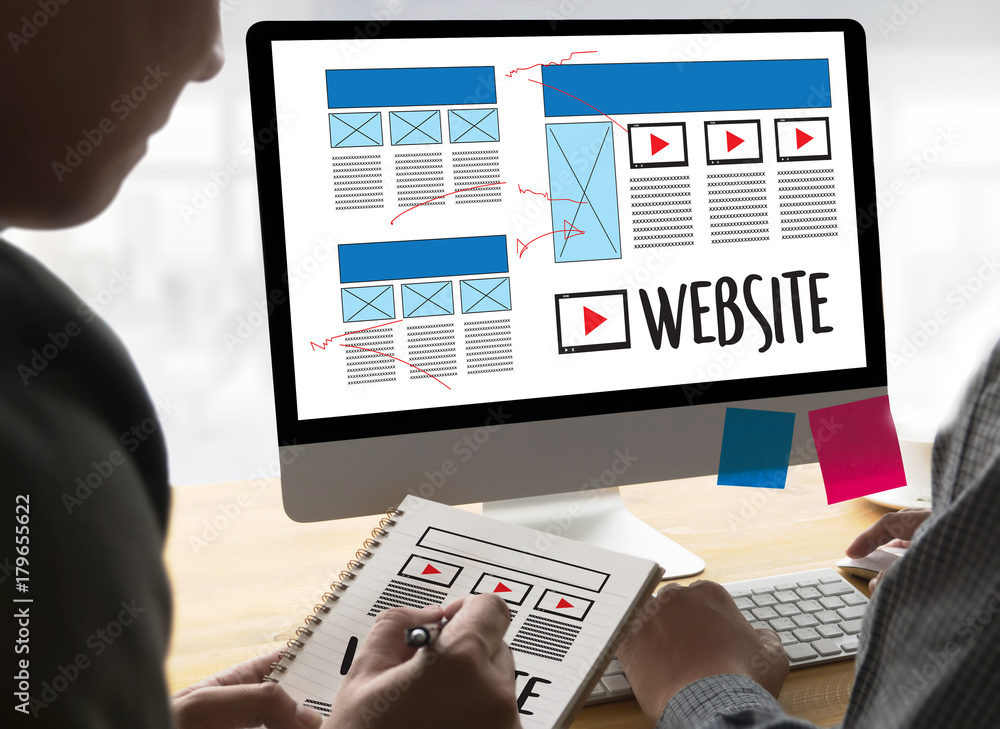 Poster web design layout sketch drawing software media www and graphic layout website development project