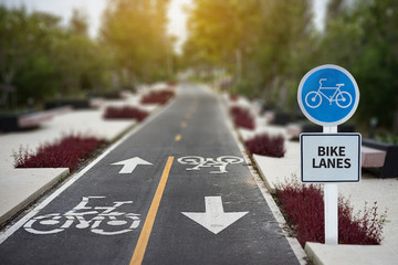 bike lanes Man On Bike bicycle lane