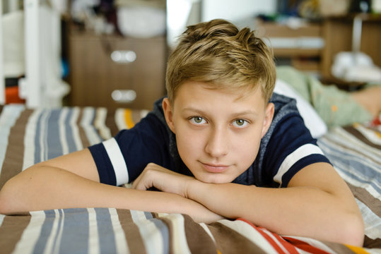 Teen Boy At Home