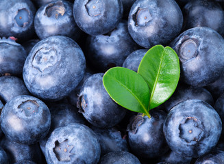 Ripe Blueberry background