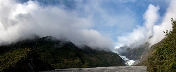Franz jozef glacier panorama