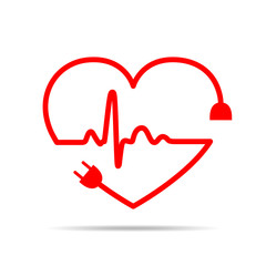 Abstract heart. Vector illustration