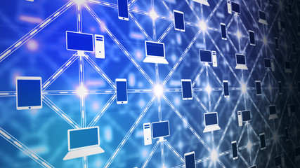 Computer Grid Matrix Connection