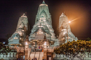 KOLKATA, INDIA - OCTOBER 29, 2016: View of Birla Mandir temple  in Kolkata, India