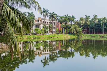 View of a pod at the campus of University of Dhaka, Bangladesh