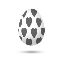 Easter egg icon. Vector Illustration