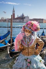 Obraz premium Famous carnival in Venice, Italy