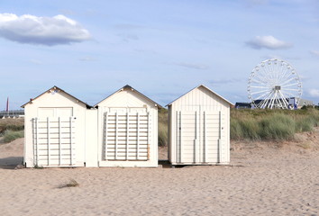 Cabanes de Ouistreham Riva-Bella, Normandie