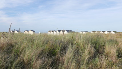 Cabanes de Ouistreham Riva-Bella, Normandie