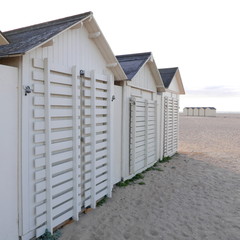 Cabanes de Ouistreham Riva-Bella, Normandie