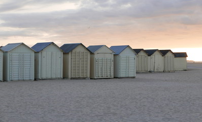 Cabanes de Ouistreham Riva-Bella, Normandie