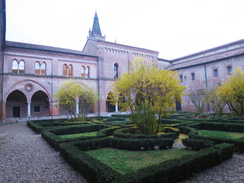 Abbazia di San Benedetto Po Mantova Italia chiosco