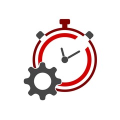 Time management icon for startup business, Time Management icon