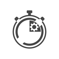 Time management icon for startup business, Time Management icon