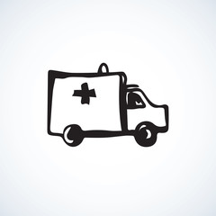 Ambulance. Vector drawing
