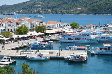 Skiathos Greek Island Port