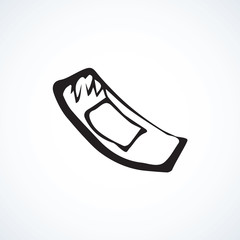 Plaster. Vector drawing