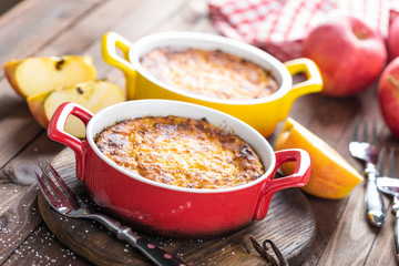 Cottage cheese casserole, sweet breakfast