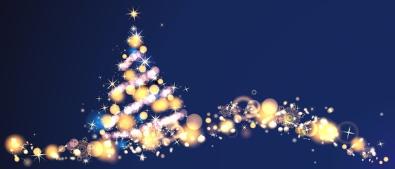 weihnachtlicher Hintergrund mit Weihnachtsbaum