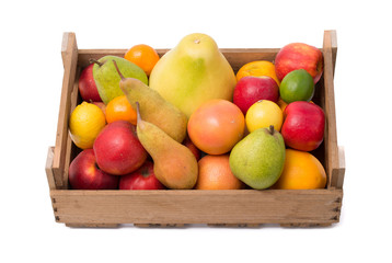 Kiste mit Obst
