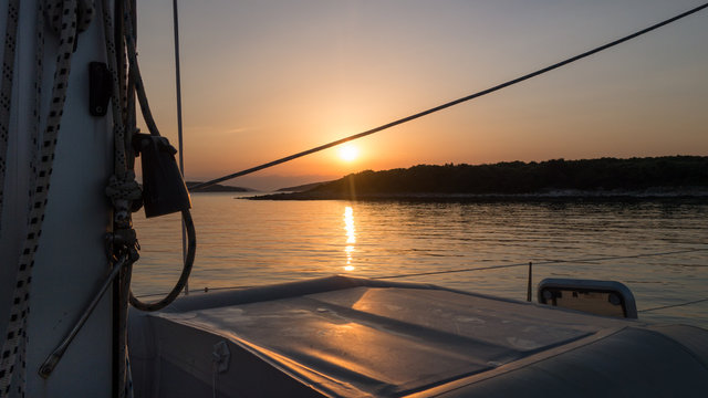 Sonnenaufgang vr Anker