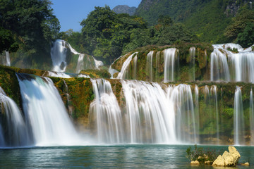 Ban Gioc waterfall in north of Vietnam.