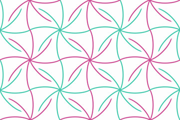 Materiał do szycia Kolorowy wzór geometryczny