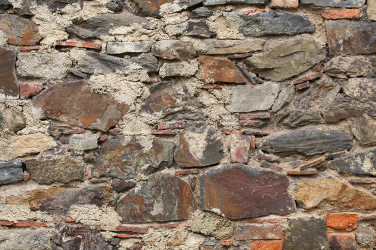 Old stone masonry. Background texture