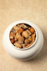 Buddha jump out the wall - Steamed assorted meats in Chinese casserole  