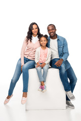 Fototapeta premium happy african american family