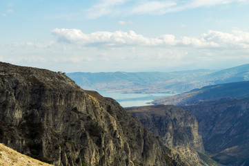 Fototapeta na wymiar Сулакский каньон в Дагестане.
