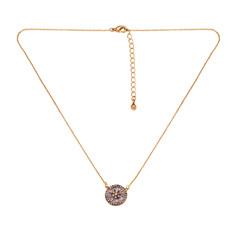 Fototapeta premium gold chain on a white background