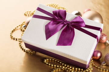 Magical arrangement of Christmas present