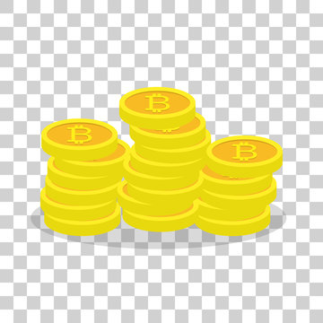 Golden bitcoins , virtual currency,, ecash