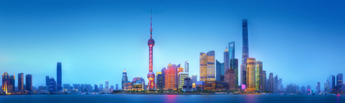 Shanghai Skyline Cityscape