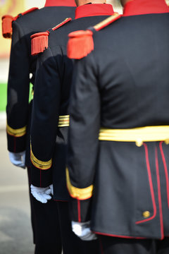 Guard of honor during a military ceremony
