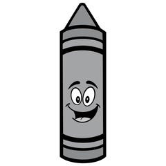 Crayon Mascot Illustration
